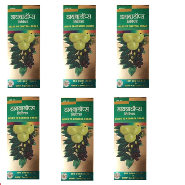 CENOZOIC REMEDIES DIABADOPS LIQUID (450ml Each) (Pack Of 6)