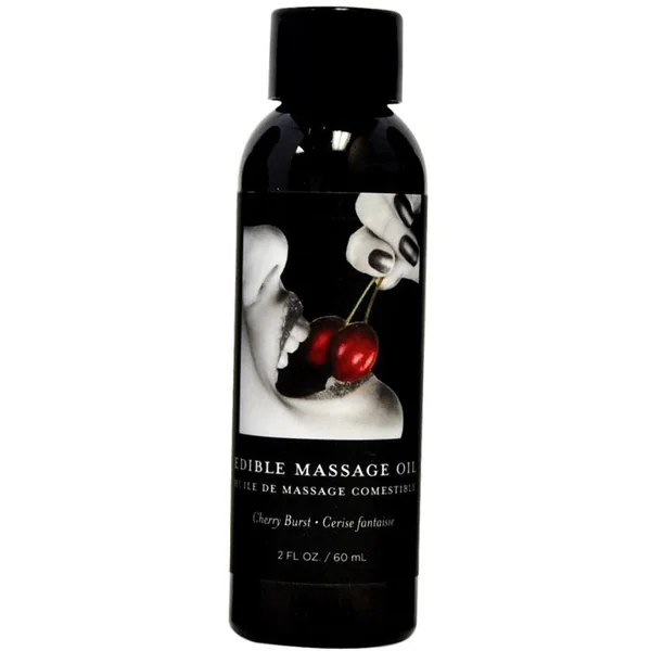 Cherry Edible Massage Oil by Earthly Body