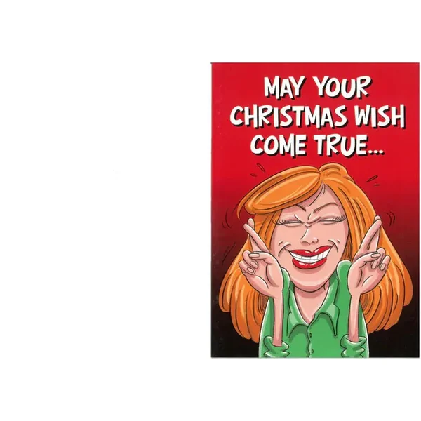 Christmas Card "May Your Christmas Wish Come True" Female