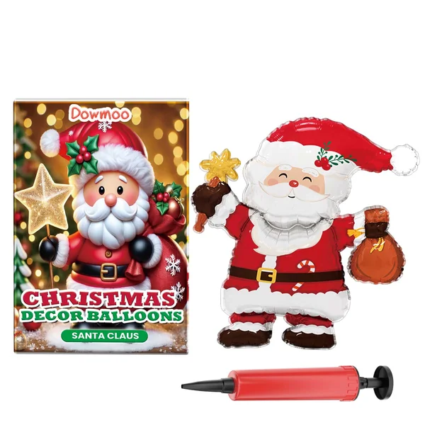 Christmas Decor Balloons Santa Claus