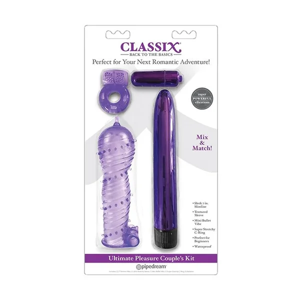Classix Ultimate Pleasure Couples Kit – Purple