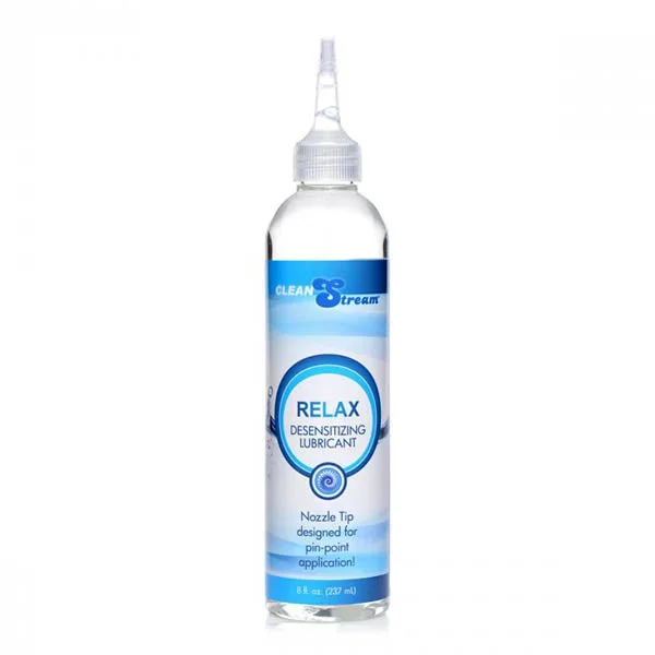 CleanStream Relax Desensitising Lubricant with Nozzle Tip – 237 ml Bottle