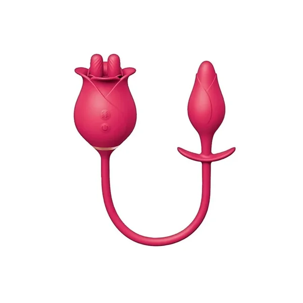Clit-Tastic Tulip Clitoral Vibrator – Red