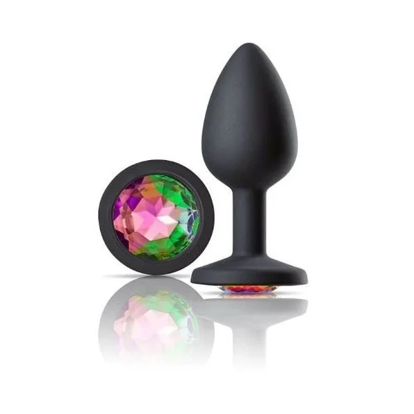 Cloud 9 Gems Black Silicone Anal Plug Small