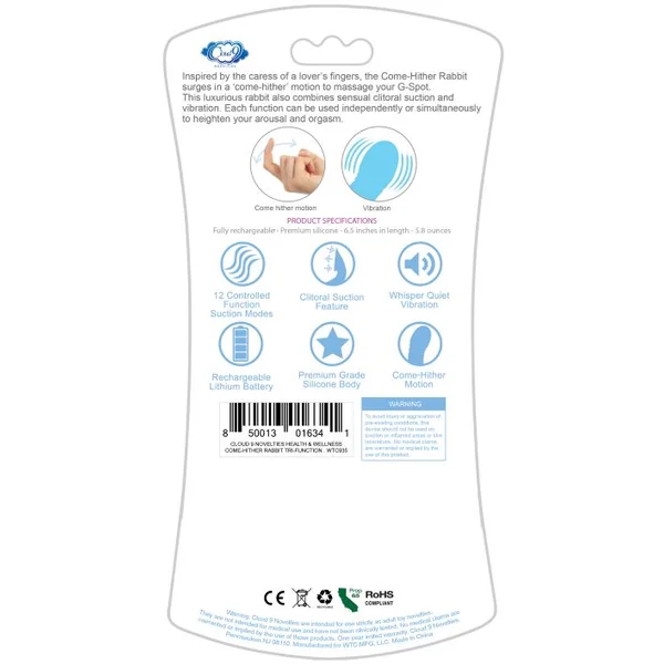 CLOUD 9 HEALTH & WELLNESS AIR TOUCH VI AQUA BLUE