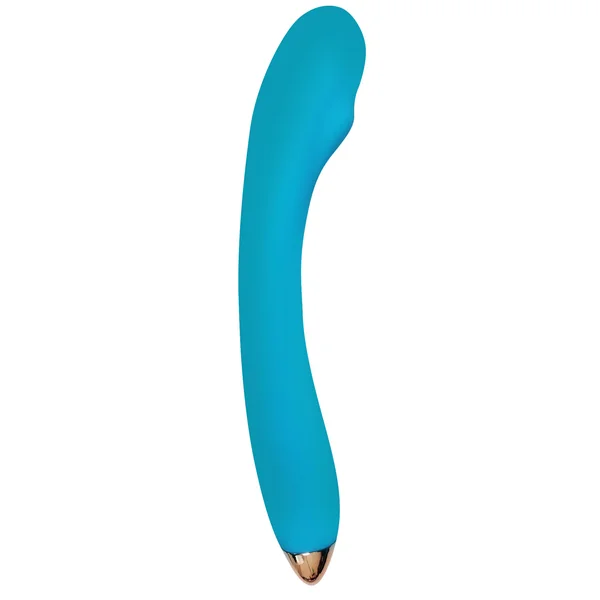 CLOUD 9 HEALTH & WELLNESS RECHARGEABLE G-SPOT SLIM 8IN SINGLE MOTOR AQUA BLUE