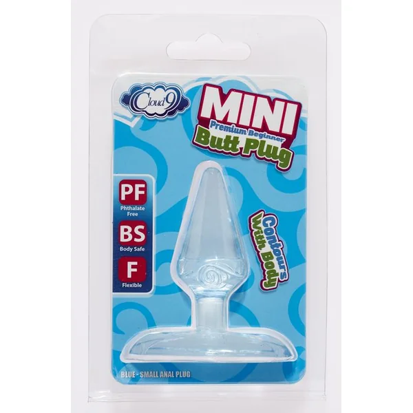 CLOUD 9 MINI BUTT PLUG BLUE