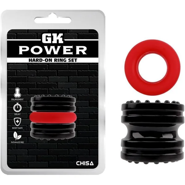 Cock Ring - GK Power - Hard On Ring Set