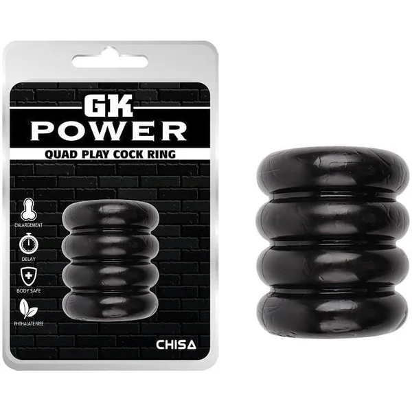 Cock Ring - GK Power - Quad-Play Cock Ring