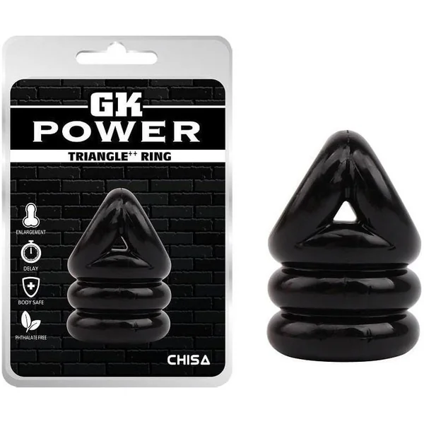 Cock Ring - GK Power - Triangle Ball Stretcher Ring