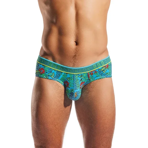 Cocksox Contour Pouch Sports Brief – Multi-Color Tiki MD