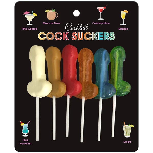 COCKTAIL COCK SUCKERS 6 PCS