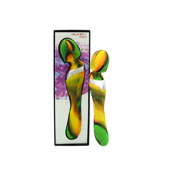 Colourful Camo Beja 2in1 Vibrator Green
