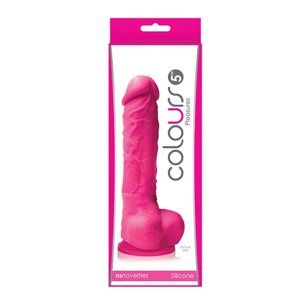 Colours Pleasures 5" Dildo w/Suction Cup - Pink