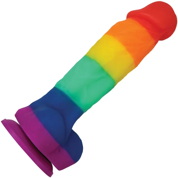 Colours Pleasures 5 Inch Pride Edition Silicone Suction Cup Dildo