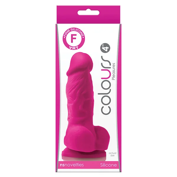Colours Pleasures Dildo - Pink 4"