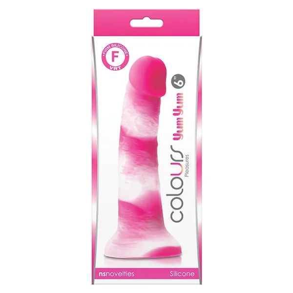 Colours Pleasures Yum Yum Dildo - Pink 6"