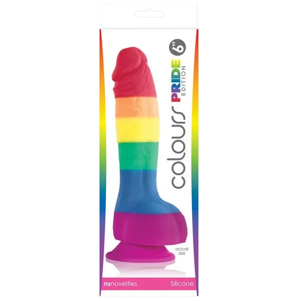 Colours Pride Edition 6" Dong W-suction Cup