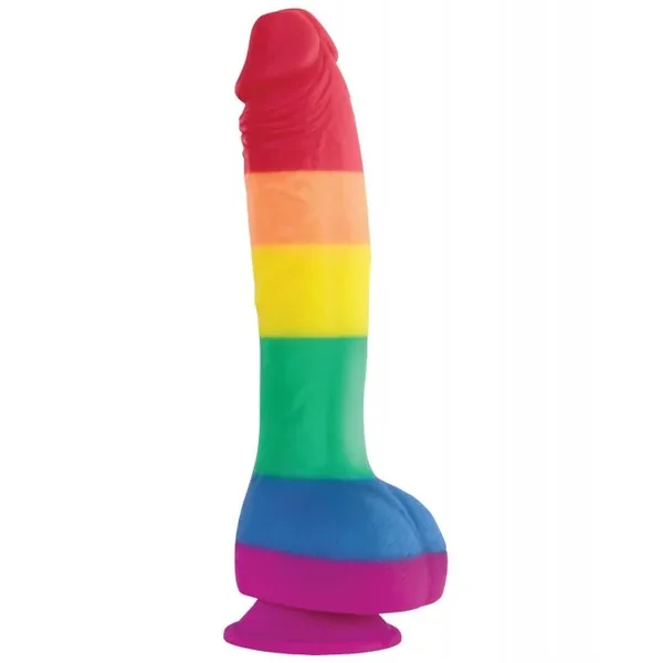 Colours Pride Edition 8″ Dong w/Suction Cup