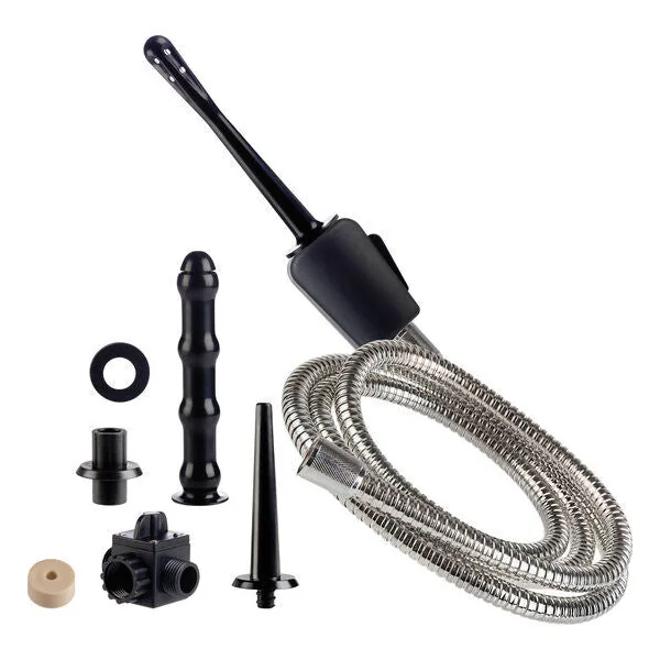Colt advanced travel shower shot sex toy body safe bathtub anal douche kit