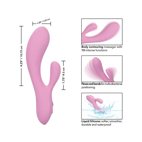 Contour Zoie Flexible Dual Massager – Pink