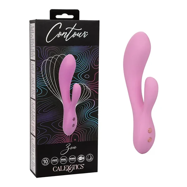 Contour Zoie Flexible Dual Massager – Pink