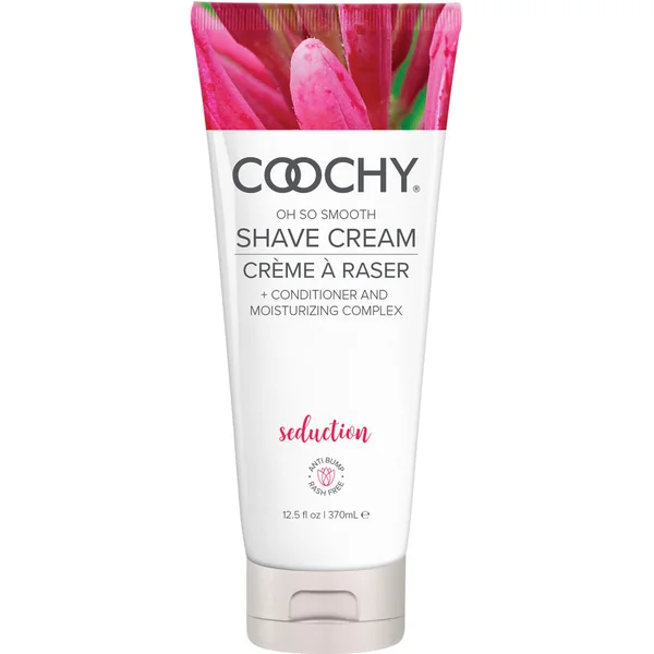 COOCHY Oh So Smooth Shave Cream, Seduction - Honeysuckle Citrus 12.5 oz (370 mL)
