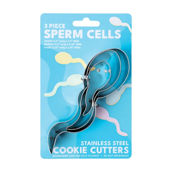 Cookie Cutter Sets - 3 pc Sperm