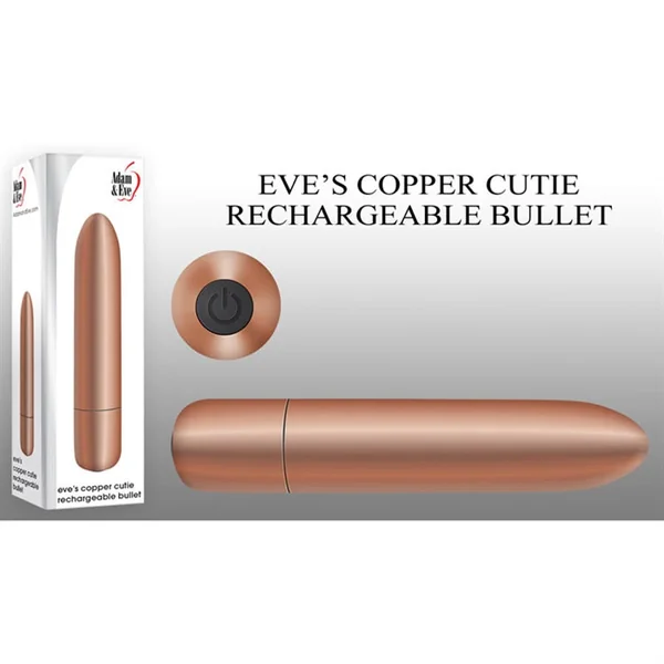 Copper Cutie Rechargeable Vibrating Bullet by Adam & Eve