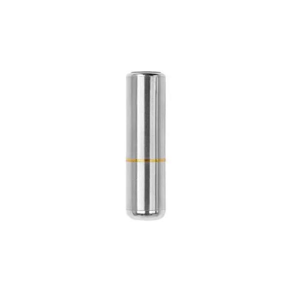 Crave Bullet Vibrator, Silver with Gold Band