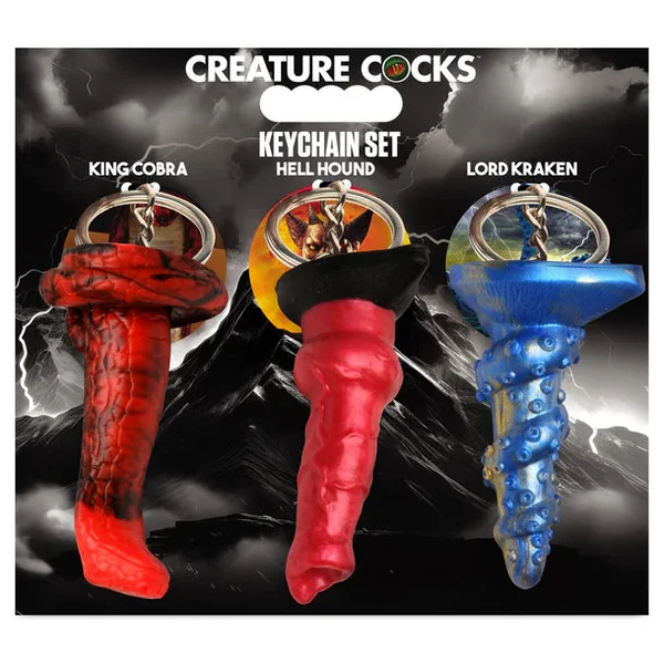 Creature Cocks Assorted Keychain by XR