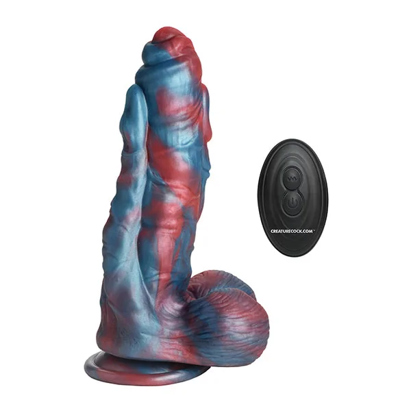 Creature Cocks Hydra 8 Inch Vibrating Silicone Dildo