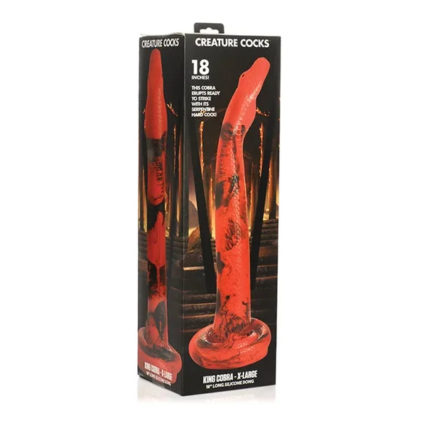 Creature Cocks King Cobra X-large Silicone Dildo