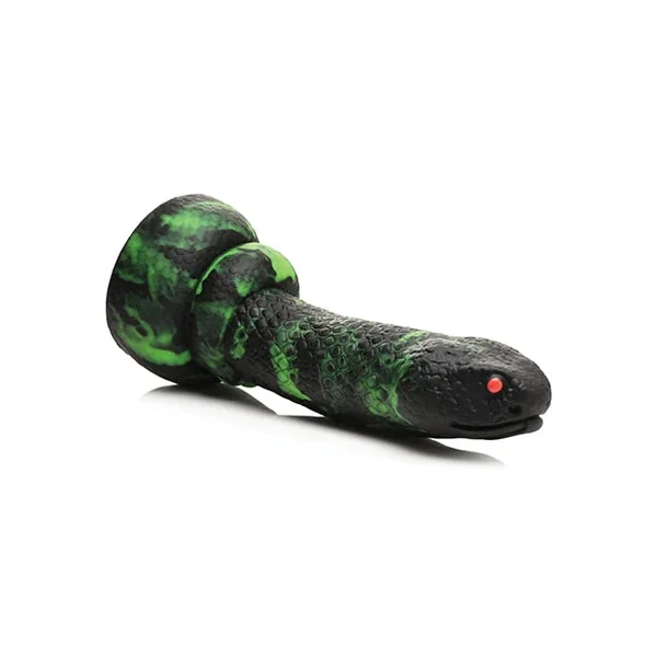 Creature Cocks Python Silicone Dildo – Black/Green
