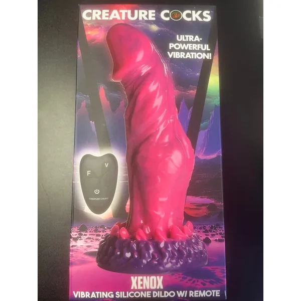Creature Cocks Xenox Vibrating Dildo with Remote