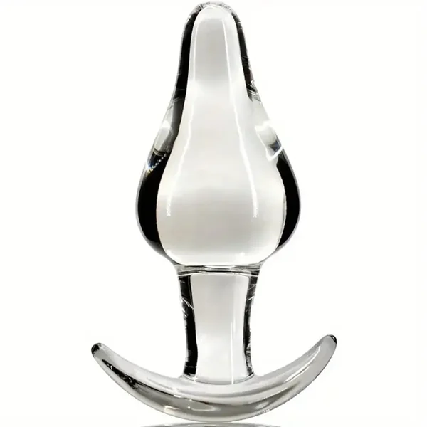 Crystal Glass Large Butt Plug Anal Trainer Bum Plug Anal Expander