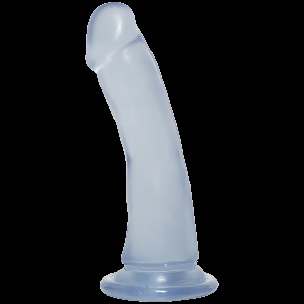 CRYSTAL JELLIES SLIM DONG 6.5 IN CLEAR