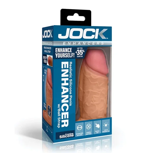 Curve Toys Jock Silicone Penis Extension Sleeve – Medium