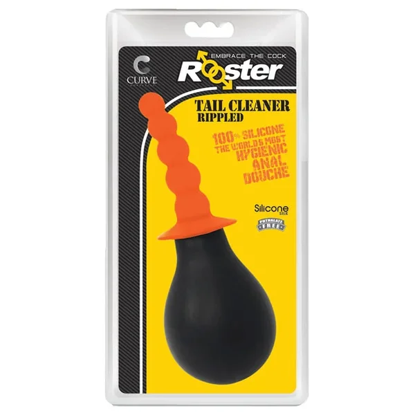 Curve Toys Rooster Tail Cleaner Rippled – Orange