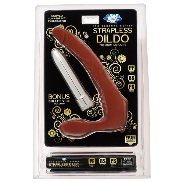 (D) CLOUD 9 STRAPLESS DILDO BR