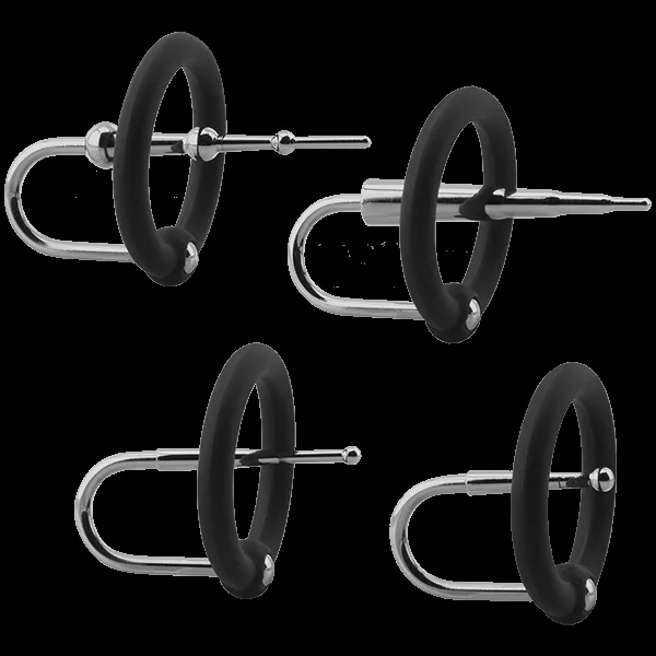 (D) KINK RING & PLUG SET SILIC & STAINLESS STEEL COCK ACCESSORIES