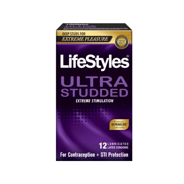 (D) LIFESTYLES ULTRA STUDDED 1