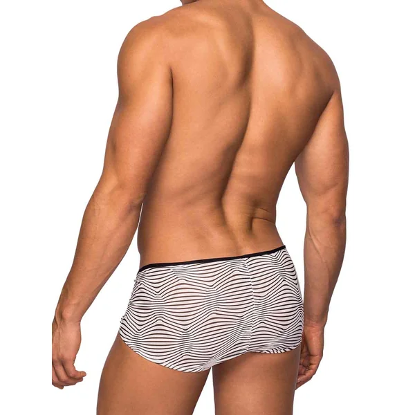 (D) MICRO SHORT TRANQUIL ABYSS BLACK/ WHITE LARGE