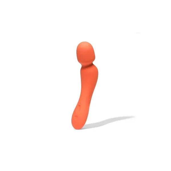 Dame Min Mini Wand Vibrator, Papaya