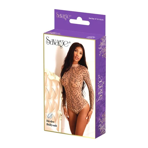 DESIRE BODYSUIT LEOPARD