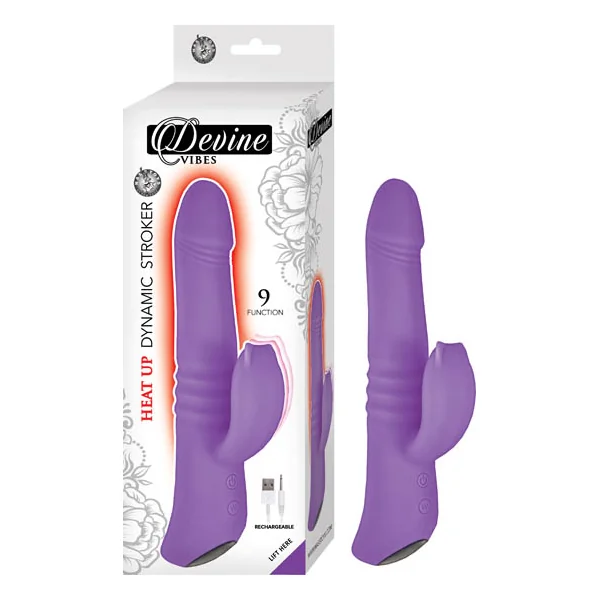 DEVINE VIBES HEAT-UP DYNAMIC STROKER PURPLE
