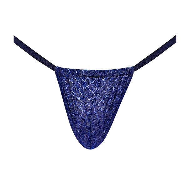Diamond Mesh Posing Strap - One Size - Navy