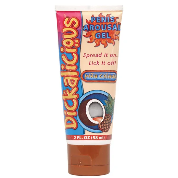 Dickalicious Penis Arousal Gel 2 Oz - Pina Colada