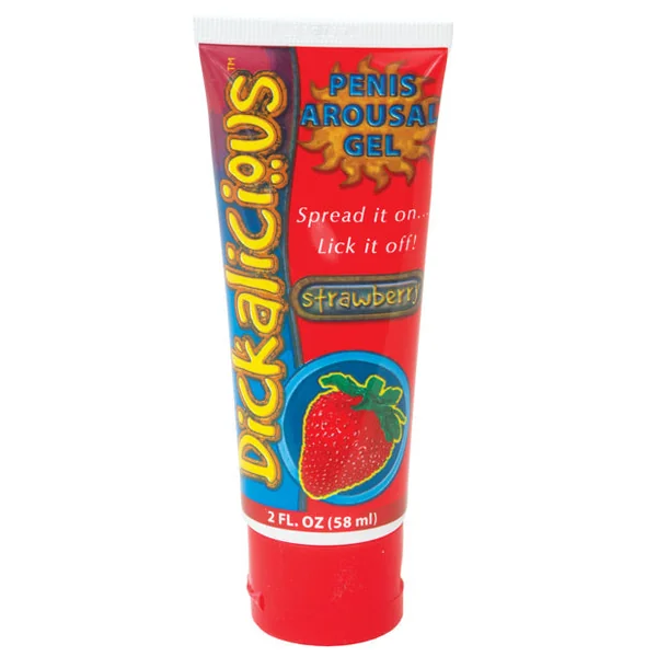 Dickalicious Penis Arousal Gel 2 Oz - Strawberry