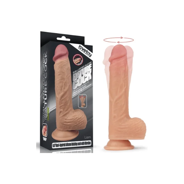 Dildo - Lovetoy - Nature Cock Rotation Liam 8.5 inches
